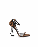 SAINT LAURENT Calf Hair Leopard Opyum 110 Sandals