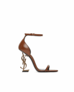 Saint Laurent Brown Opyum 110 Heeled Sandals