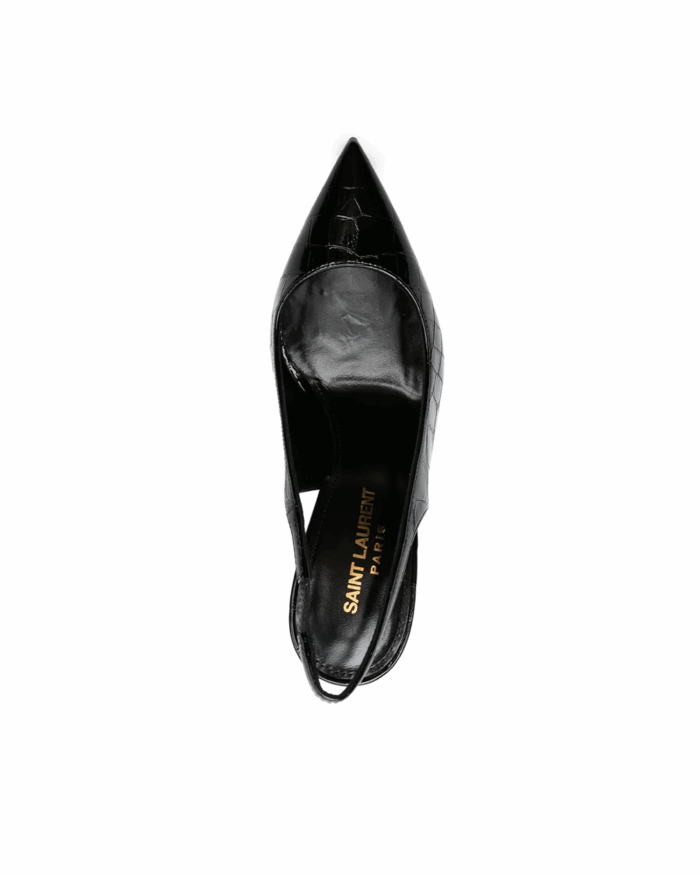 Saint Laurent Opyum 115mm Slingback Pumps3