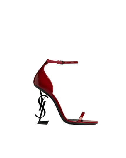 Saint Laurent Red Patent Opyum 110 Sandals